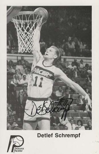 Autogramm detlef schrempf x - detlef, 9