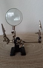 Vintage Industrie/Feinmechaniker Lupe - verstellbar in alle Richtungen