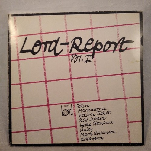 Lord report vol - 1., sehr