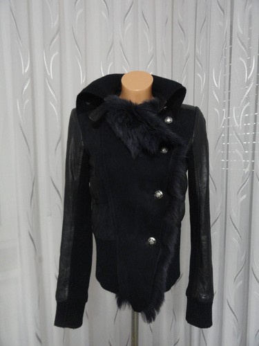 Damen echt leder lammfell - echt,