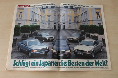 Auto bild 1990 mercedes 420 - auto, 32/1990