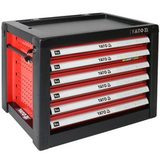 Metall Werkzeugkasten mit 6 Schubladen Werkzeug Box Schubladenschrank Schubladen