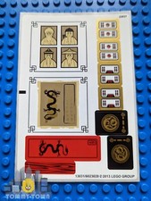 LEGO Ninjago AUFKLEBERBLATT