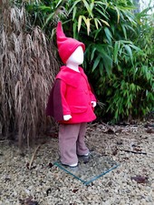 Zwergentraum®  Sandmännchen, Sandmann Kostüm Cape Märchen, Karneval