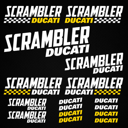 Aufkleber ducati scrambler - aufkleber,