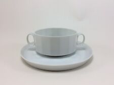 Rosenthal Polygon Weiß Suppentasse 10,5 cm Untertasse - kein Hotelporzellan