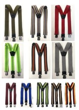 Hosenträger Herren Damen Hosenträger Y-EXTRA STARK 3 Clips Hosen träger