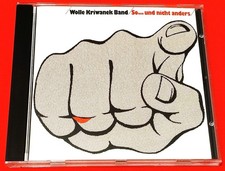 CD Wolle Kriwanek Band So... Und Nicht Anders Rare Erstauflage 1991 TOP Zustand!