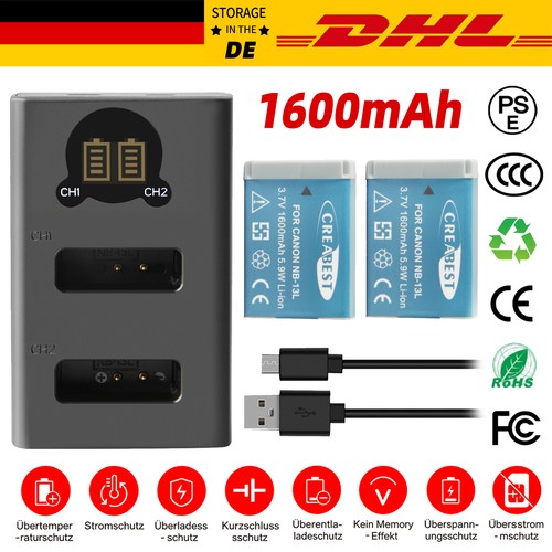 13l akku 1600mah für - 2x,