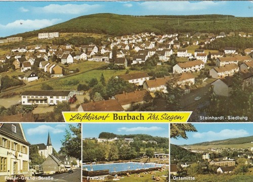Burbach mehrbildkarte - burbach, (siegen)