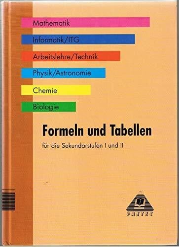 Formeln und tabellen - formeln, für