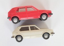 2 Wiking VW Golf Modellauto Modellautos Modelleisenbahn HO L5/0018