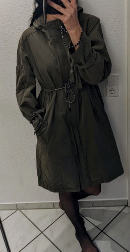 Zara parka khaki oliv - parka, s