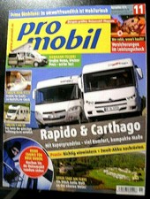 PRO MOBIL 11-15+RAPIDO 8080+CARTHAGO C-TOURER+FORSTER T 682+LAIKA KREOS+KARMANN