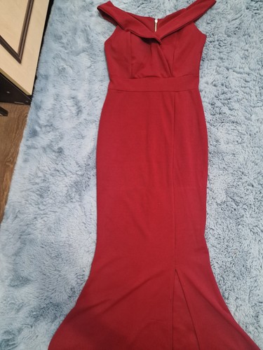 Weinrot abendkleid große - abendkleid,