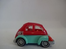 Spielzeug Auto / Kleinwagen der 50er Jahre / Türkisrotfarbige Istetta
