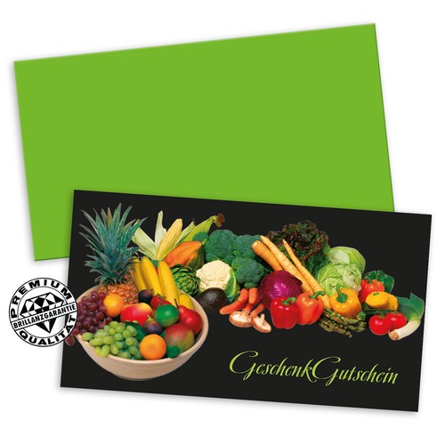 Gutscheinkarten standard mit - "standard",