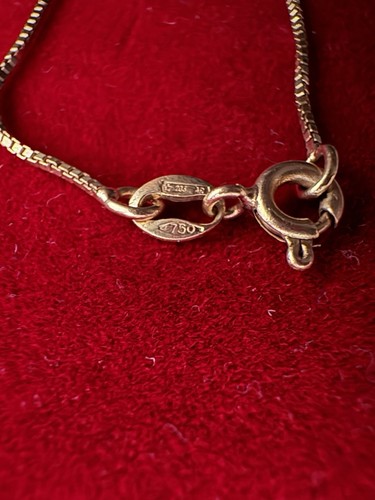 750 echt gold kette - echt,