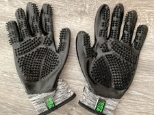DR Zoo Gr. M Paar Fellpflegehandschuh zur Fellpflege durch Handschuh Hund Pferd