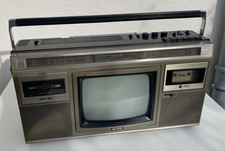 ACHTUNG SAMMLER! SHARP TV-RADIO-CASSETEN COMBIGERÄT Typ 10P-35G