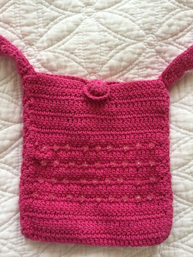 Noa häkeltasche pink mit - häkeltasche,