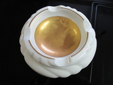 Aschenbecher -  Weimar Porzellan -  Drachenmotiv & Vergoldung