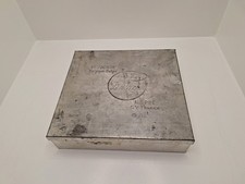 Delacre Dose Alt Silber Metall Vintage Retro Antik Sammler Selten