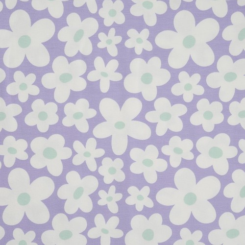 Baumwolljersey retro blumen - retro-blumen, |
