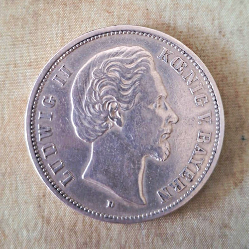 Deutsches reich mark 1876 d - 5,