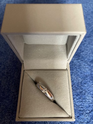 Ring aus 585 - , weißgold