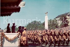 D052 Foto Wehrmacht Farbe colour Repro WL Parade in Berlin Legion Condor Spanien