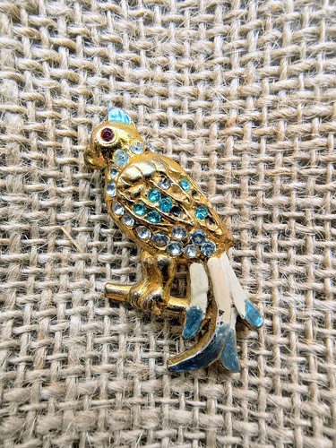 Vintage brosche mit - vintage,
