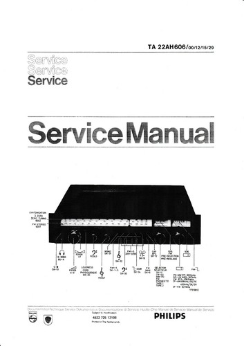 Service manual anleitung - service, für