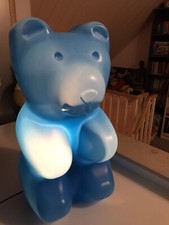 Große Gummibärchen Lampe * Blau * 73cm hoch * Bärenlampe Bär neu - wertig Messow