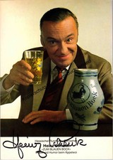 Original Autogramm Heinz Schenk (1924-2014) /// Autograph signiert signed 348514