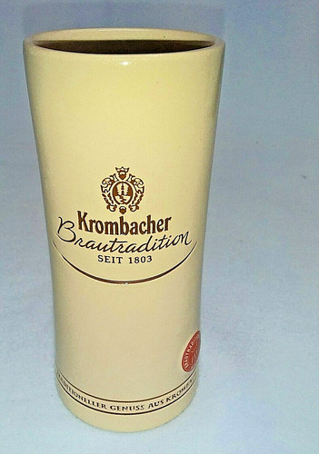 Krombacher porzellan bierkrug - krombacher,