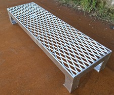 Stahltreppe Außentreppe Garten Terrasse 1 Stufen Breite 60-120 Höhe 10-25 cm