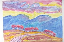 Wilhelm Klußmann Aquarell