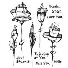 Blütenknospe Klar Gummi