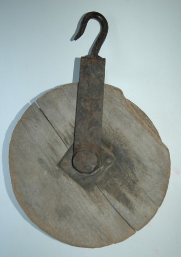 Dekorative alte umlenkrolle - dekorative,