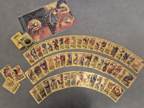Goldene pokemonkarten mit - 55,