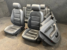 LEDER Ausstattung Audi A6 S6 4F Limo Sitze komplett Türverkleidung Schwarz Soul