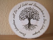 Baumscheibe mit Gravur | Baum