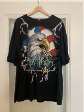 Vintage American Thunder The Legend Lives XXL Eagle T-shirt 90s 2XL Harley Boxy