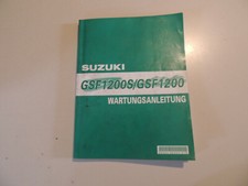Werkstatthandbuch  Suzuki GSF 1200 / S  Bandit Reparatur Wartung Modelljahr 2001