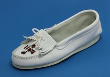 M12 Mokassins Indianer Hippie Boho Ethno Leder Minnetonka Bootsschuhe Perlen 36