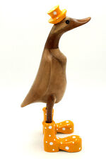 Ente aus Holz 25 cm mit