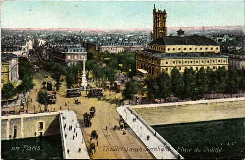 Cpa paris theater sarah - cpa, 4e