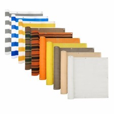 Balkon Sichtschutz Bespannung Terrasse 6 m Balkonverkleidung Sonnen Wind Schutz