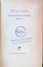 Ausgewählte Werke, 1. BAND